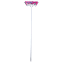 The Original Soft Sweep Magnetic Action Fuchsia Broom with White Metal Handles