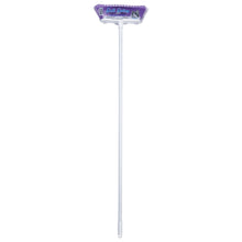 The Original Soft Sweep Magnetic Action Violet Broom with White Metal Handles