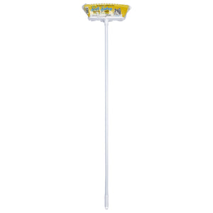 The Original Soft Sweep Magnetic Action Yellow Broom with White Metal Handles