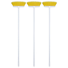 The Original Soft Sweep Magnetic Action Yellow Broom with White Metal Handles